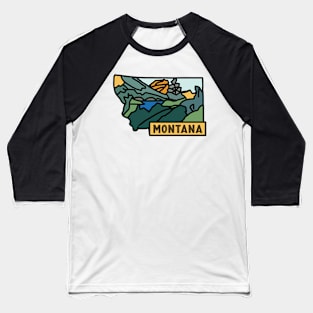 Montana Decal Baseball T-Shirt